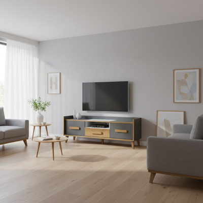 TV lowboard cabinet table youth room living room collection wall units sideboard