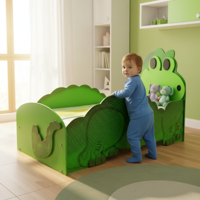 Dino large bed with mattress children's bed children's room children's room beds
