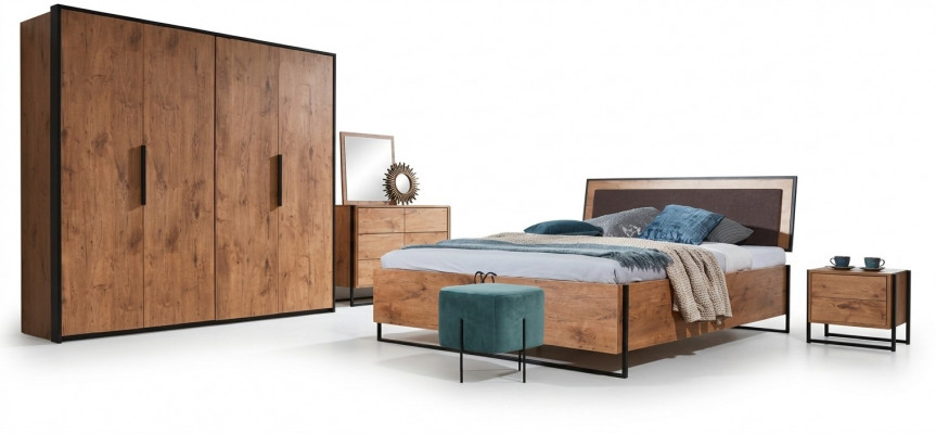 Complete bedroom set beds wardrobe bed dresser nightstand