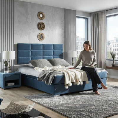 Bedroom bed bed frame hotel chesterfield luxury box spring beds bed