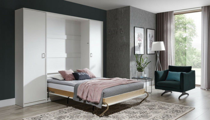XXL wardrobe bed closet wall closet beds 90/120/140x200 cabinets