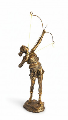 Diana Goddess Bow Arrow XXL Designer Statue Sculpture Figure Statues Decoration