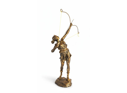 Diana Goddess Bow Arrow XXL Designer Statue Sculpture Figure Statues Decoration