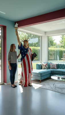 Statue of Liberty XXL 240cm Statue of Liberty Figure USA Liberty Sculptures New 6807