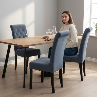CHAIR DECORATIVE WOOD MODERN SOLID WOOD DINING CHAIR DESIGNER CHAIR CHAIRS