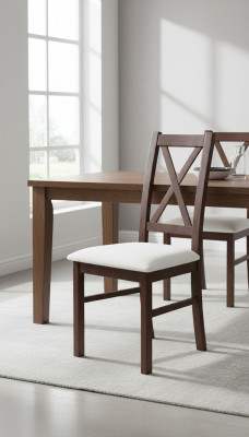 Solid wood chair wood modern dining chair designer chair chairs decorative