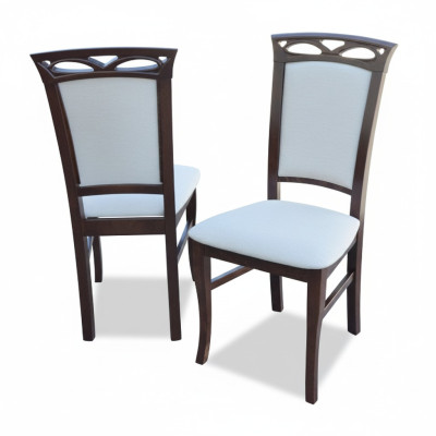 4x Designer Chair Set Dining Room Backrest Upholstered Seat Chairs Complete Set