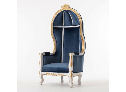 Throne Chair Royal Upholstered Chesterfield Velvet Single-Seater Antique Style Chairs