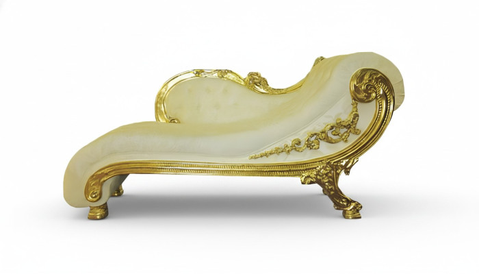 Chesterfield Recamier antique style Noble Chaise Longue Chaise Longue Sofa