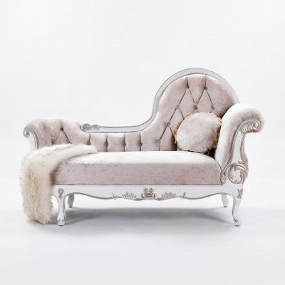 Chaise lounge Chesterfield recamier antique style Noble chaise longue sofa lounger new