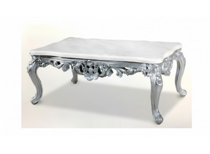 Baroque Rococo coffee table wood table side sofa couch tables marble