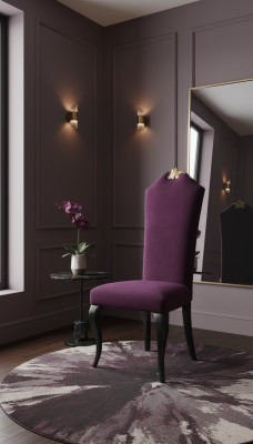 Chair Throne Armchair Set Dining Room Designer Wood Antique Style Baroque Rococo