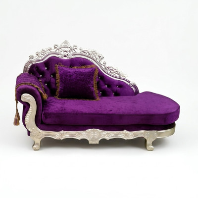 Noble Chesterfield antique style chaise longue sofa lounger new recamier