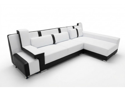 Corner sofa couch upholstery corner seating set living landscape illuminated L-shape leather