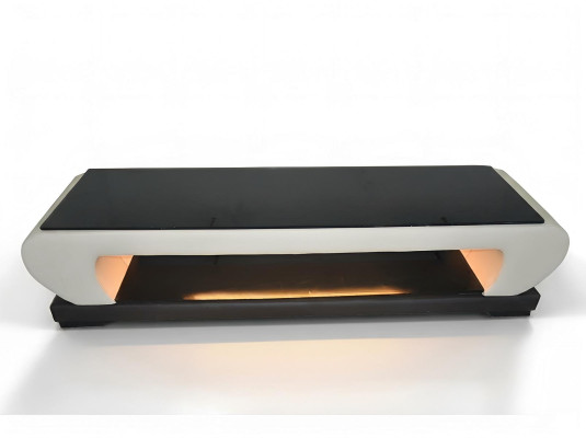 RTV TV Sideboard Leather Table Designer Glass Table TV Cabinet New Modern