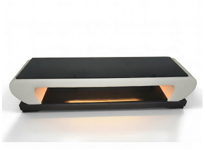 RTV TV Sideboard Leather Table Designer Glass Table TV Cabinet New Modern