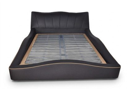 Luxury Design Leather Upholstered Hotel Bed Frame Modern Upholstered Beds