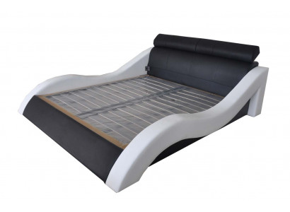 Double Luxury Design Leather Hotel Bed Upholstered Beds Modern Multifunction