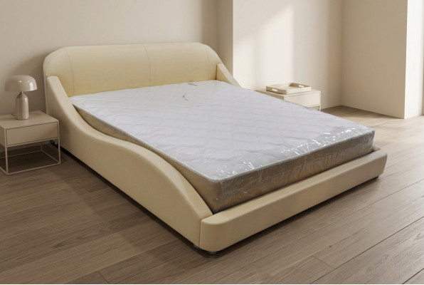 New, modern, and comfortable bed for the bedroom