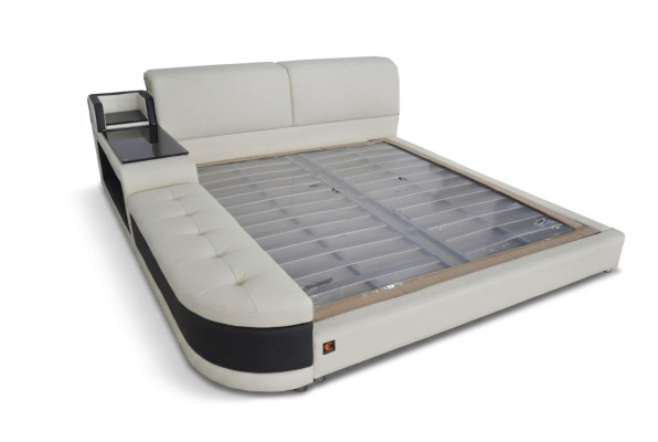 Design luxury bed upholstery marital modern leather hotel beds 140/160/180/200