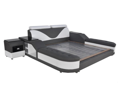 Leather Design Upholstered Beds Double Modern 140/160/180/200 Bed LB8817
