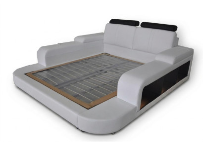 Luxury Leather Design Upholstered Beds Modern Double 140/160/180/200 Bed