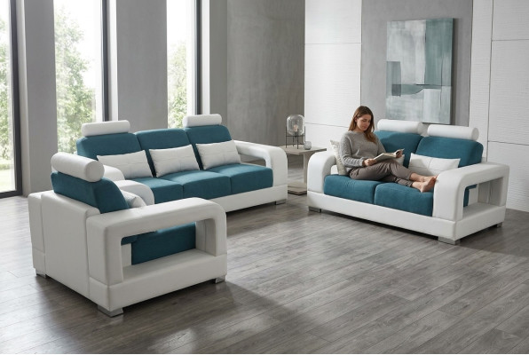 Sofa Couch Upholstery Living Area Seating Furniture Set Suite 3+2+1 Sofas