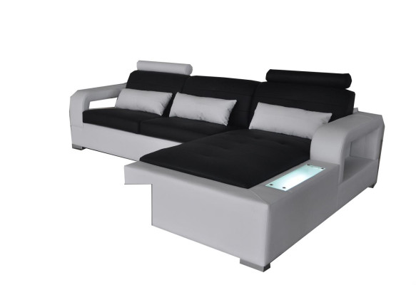 Leather sofa couch living landscape corner suite design modern sofa decor L-shape