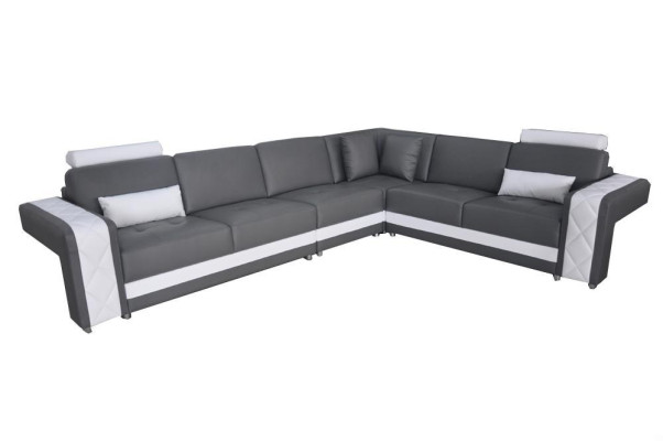 Leather sofa couch living landscape corner suite design modern decor sofa L-shape