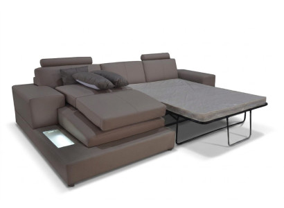Leather couch living landscape corner suite design modern sofa L-shape