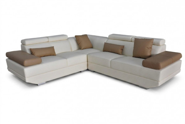 Leather sofa couch corner suite modern design sofa decor L-shape