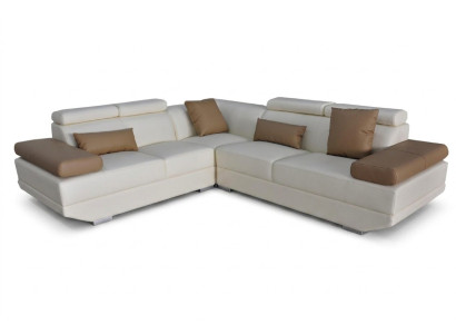 Leather sofa couch corner suite modern design sofa decor L-shape