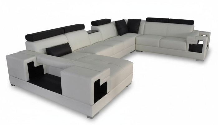 Leather sofa corner sofa couch living landscape sofas couches set design modern new