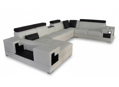 Leather sofa corner sofa couch living landscape sofas couches set design modern new