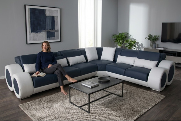 Design corner couch upholstered sofa leather seating ensemble modern couches sofas