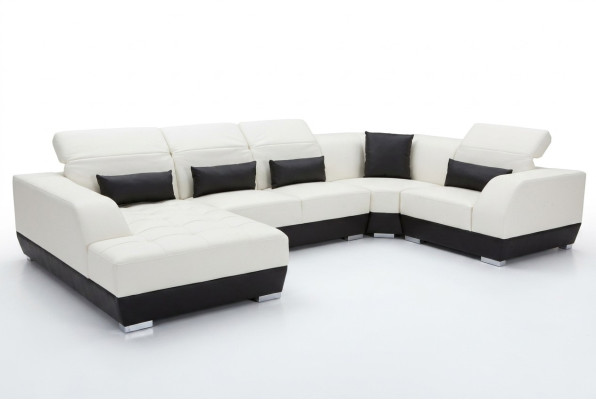 Luxury U-Shaped Living Landscape Couch Sofa Furniture Upholstered Seat Suite Corner Couches