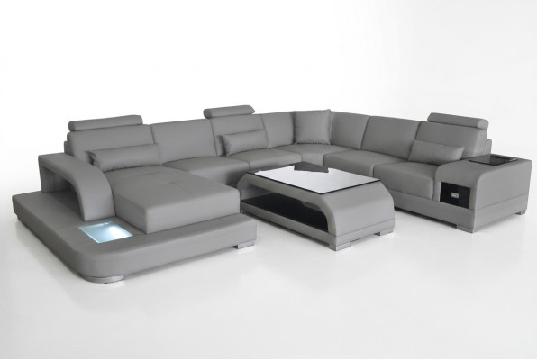 Corner sofa cushion couch seat corner leather set modern U-shape