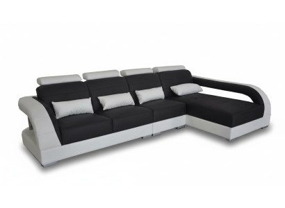 Leather corner sofa couch upholstery sofas living landscape luxury suite
