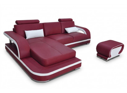Leather corner sofa couch luxury set corner sofas couches upholstery