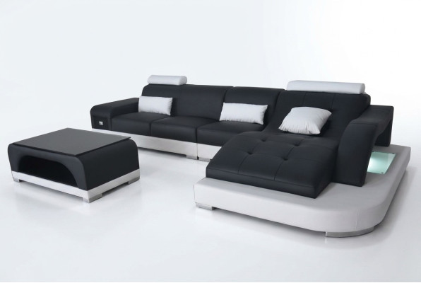 Leather corner sofa couch living landscape luxury set corner sofas couches