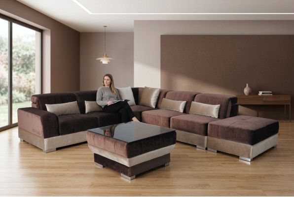 Corner sofa cushion couch seat corner leather set table living landscape