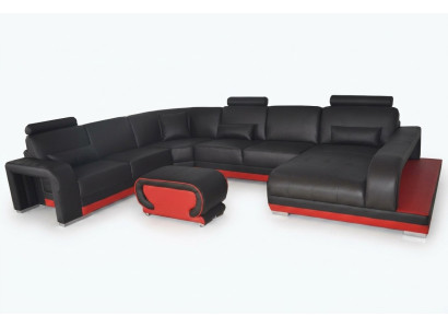 Living couch leather sofa landscape seat upholstery set corner sofas sets new
