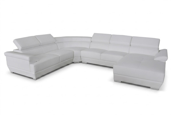 Living couch leather sofa landscape seating upholstery set corner sofas suites new