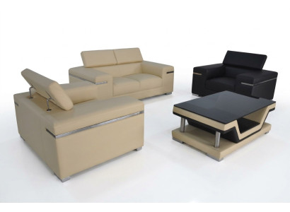 Living room couch leather sofa landscape seat upholstery set corner 2+1+1 new sofas set
