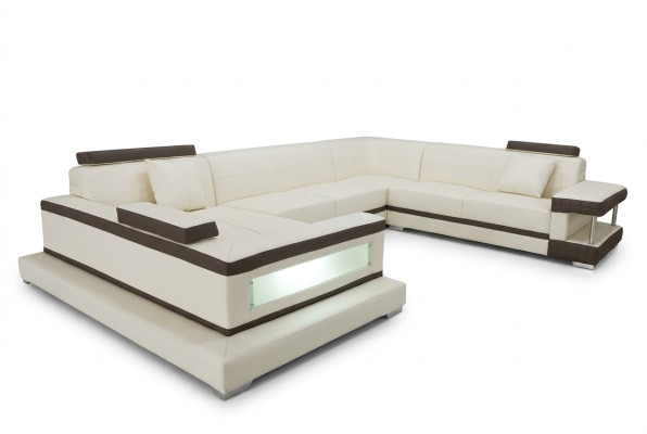 Design leather upholstery seat corner leather sofa cushion corner landscape room new living
