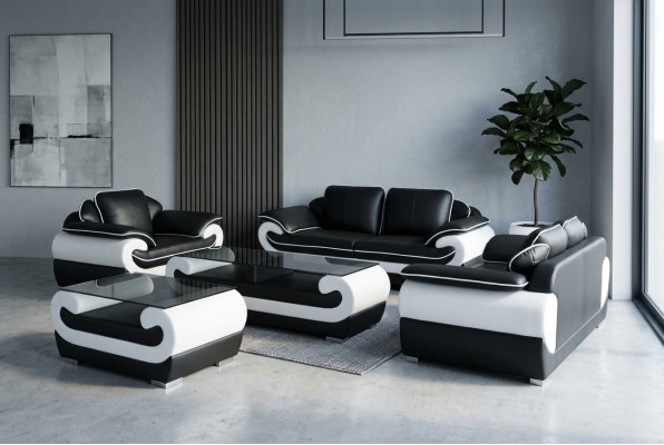 Sofa Couch Seat Cushion Complete Set Suite 3+2+1 Sofas Designer Couches