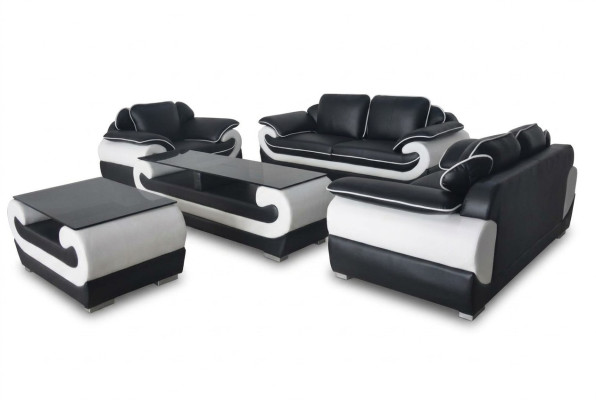 Sofa Couch Seat Cushion Complete Set Suite 3+2+1 Sofas Designer Couches