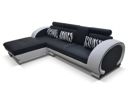 Corner sofa leather couch corner set living corner landscape L shape upholstery new design
