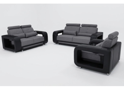 Sofa suite couch upholstery design seating complete set leather fabric suites new