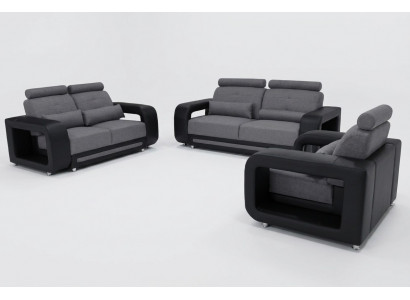 Sofa suite couch upholstery design seating complete set leather fabric suites new